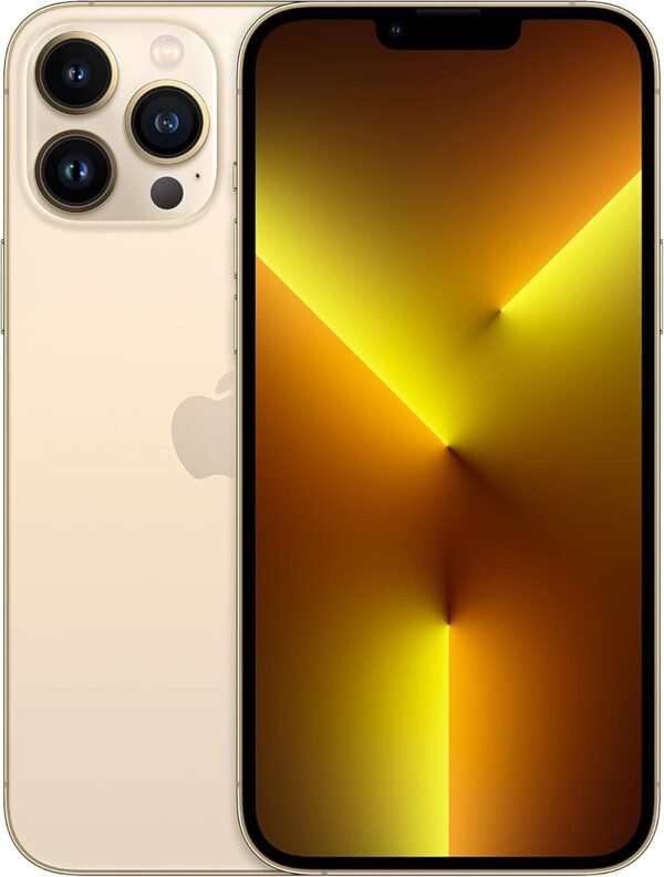 Apple iPhone 13 Pro Max, 256GB, Gold - Unlocked (Renewed Premium)