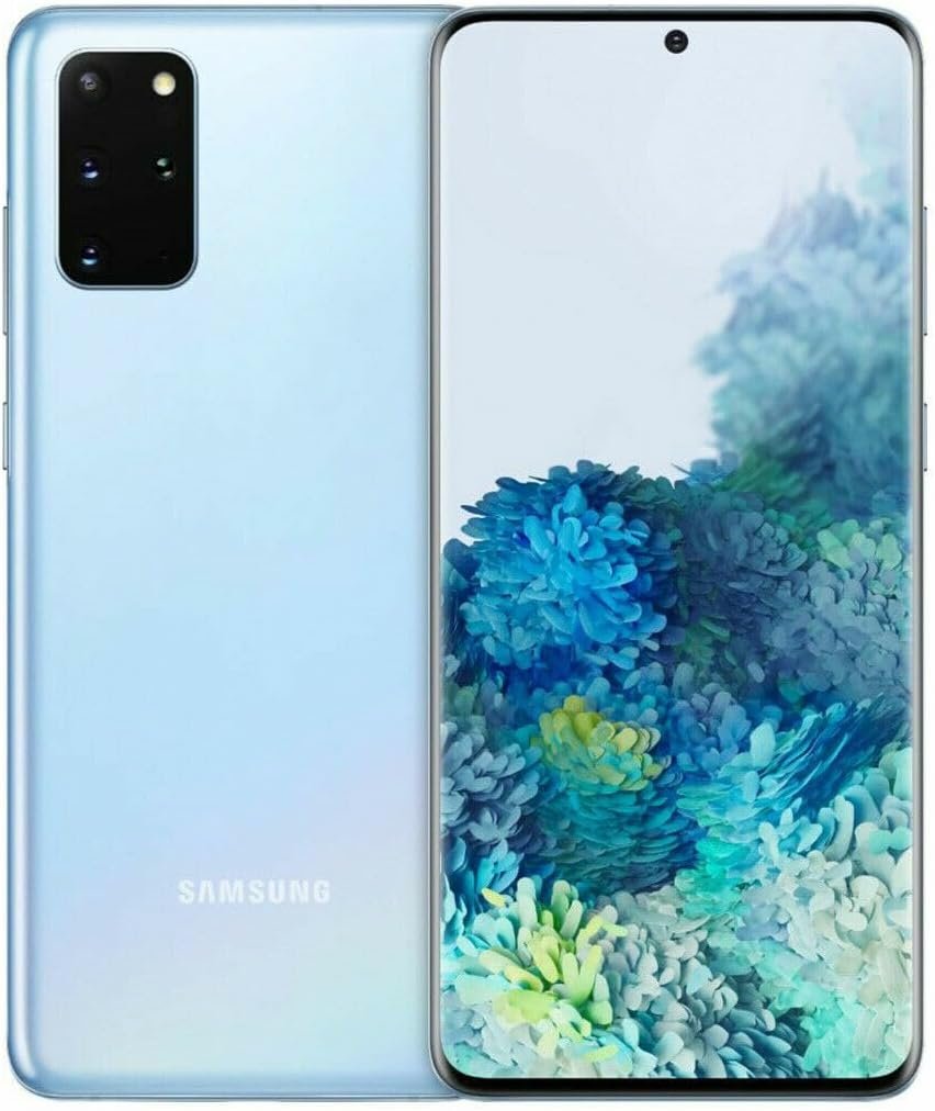 Samsung Galaxy S20+ 5G Factory Unlocked Android Cell Phone | 128GB of Storage | Cloud Blue (Renewed)
