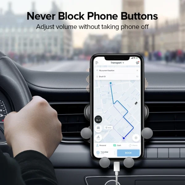 Gravity Car Phone Holder Air Vent Mount Cell Phone Holder in Car Mobile Support For iPhone 13 12 Xiaomi Universal GPS Stand - Image 2