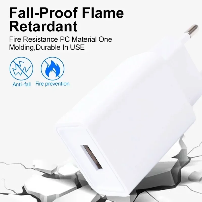 1-5Pcs EU Plug USB Charger Adapter Travel Wall Quick Charging 5V2A 1A Power USB-A Charger Adapter for Samsung IPhone IPad Xiaomi - Image 6