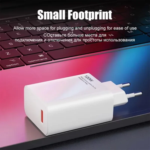 Xiaomi Original 120W Charger Turbo Fast Charge Trendy Hypercharge Adapter For Redmi Note 11 12 Pro Plus 5G Mi 15 14 13 Cable - Image 4