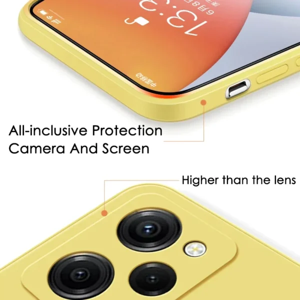 Liquid Silicone Protective Case For Xiaomi POCO F5 X5 X3 M3 M4 X4 Pro NFC F3 F4 GT Soft Phone Back Cover Protection Accessories - Image 5