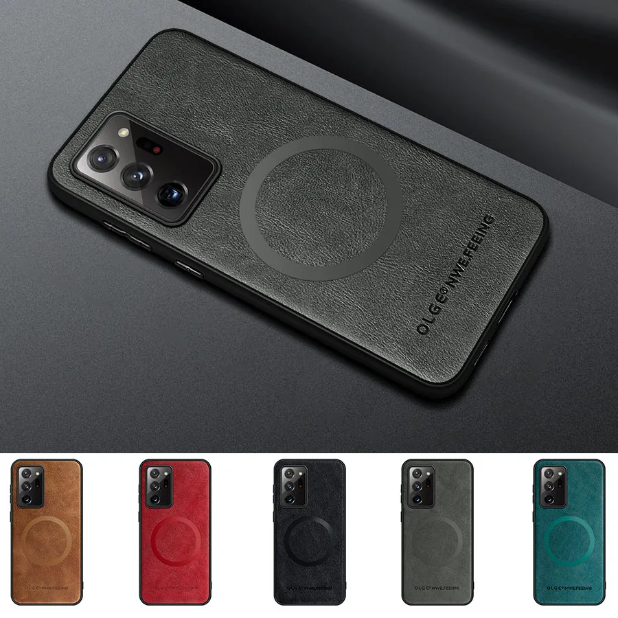 Case For Samsung Galaxy Note 20 Ultra Case Luxury Leather Cover For Samsung Galaxy Note 10 Plus Phone Case For Note20 Note10
