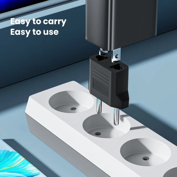 4.0/4.8mm EU Plug Adapter EU US Israel To Euro KR BR Brazil Plug Converter American Travel Power Adapter Plug Socket Korean plug - Image 4