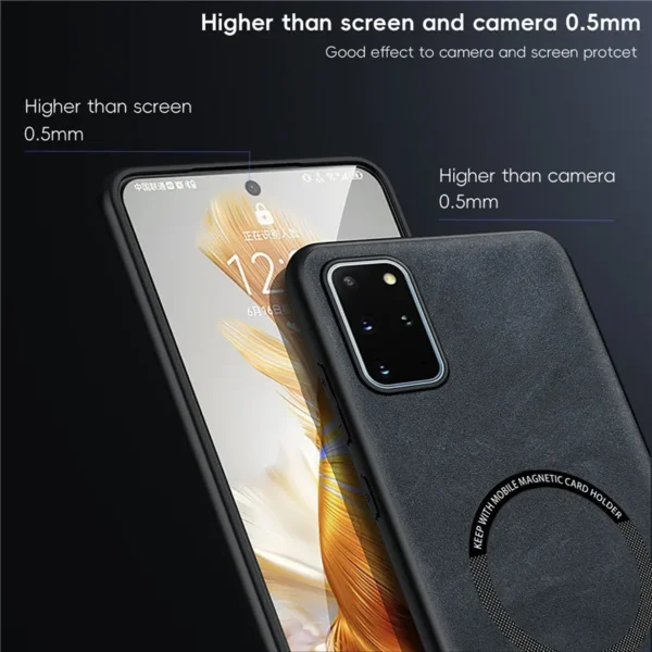 Magnetic Retro Leather Case For Samsung Galaxy S20 Plus Ultra S20Plus S20Ultra Wireless Charging Phone Case Cover - Image 4