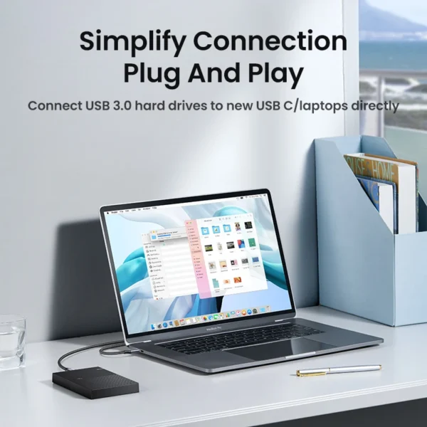 Ugreen USB C to Micro B 3.0 Cable 5Gbps 3A Fast Data Sync Cord For Macbook Hard Drive Disk HDD SSD Case USB Type C Micro B Cable - Image 3