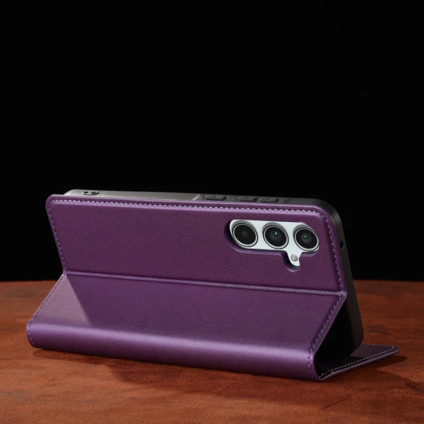 Flip Leather Case For Samsung Galaxy A15 A35 A55 A14 A34 A54 A56 A16 A36 S25 S24 S23 Ultra S22 S21 Plus S20 FE Phone Card Cover - Image 2