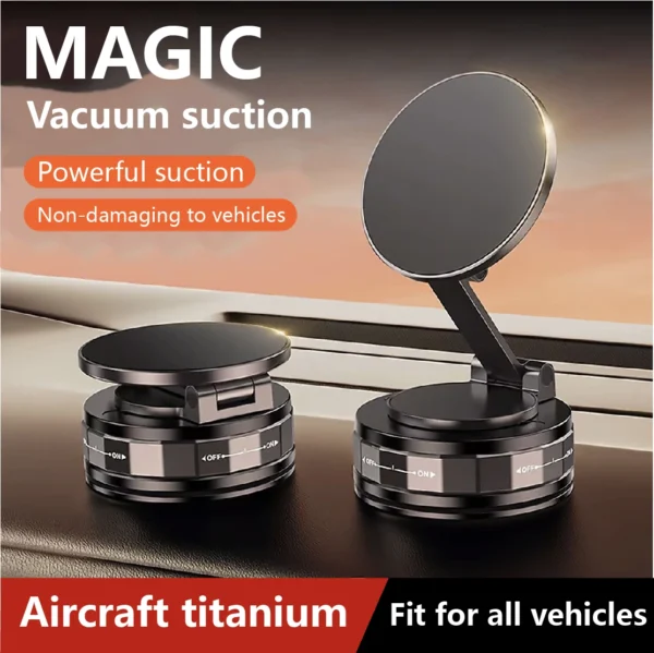 360° Rotatable Magnetic Phone Holder That Won't Fall Off, Bumpy Road Proof Car Mount, Universal Magnetic for Multiple Scenarios