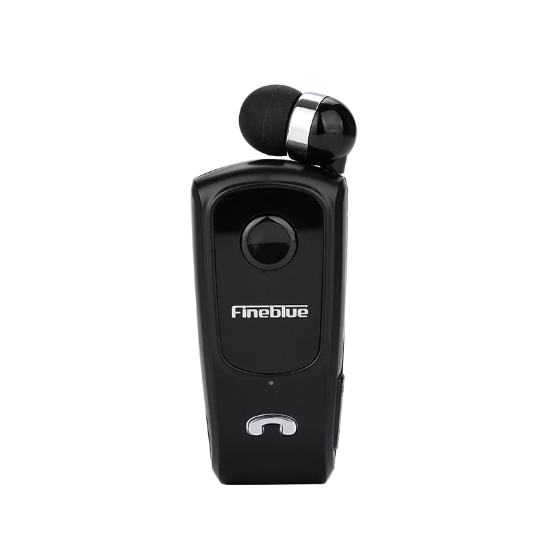 Fineblue F920 pro Collar Bluetooth Earphone Wireless Headphone In the Lotus Clip on Handsfree Headset ears with removable wire