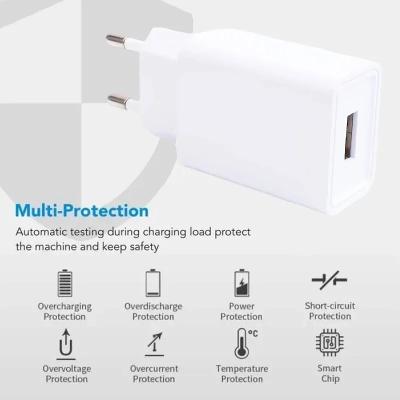 1-5Pcs EU Plug USB Charger Adapter Travel Wall Quick Charging 5V2A 1A Power USB-A Charger Adapter for Samsung IPhone IPad Xiaomi - Image 5