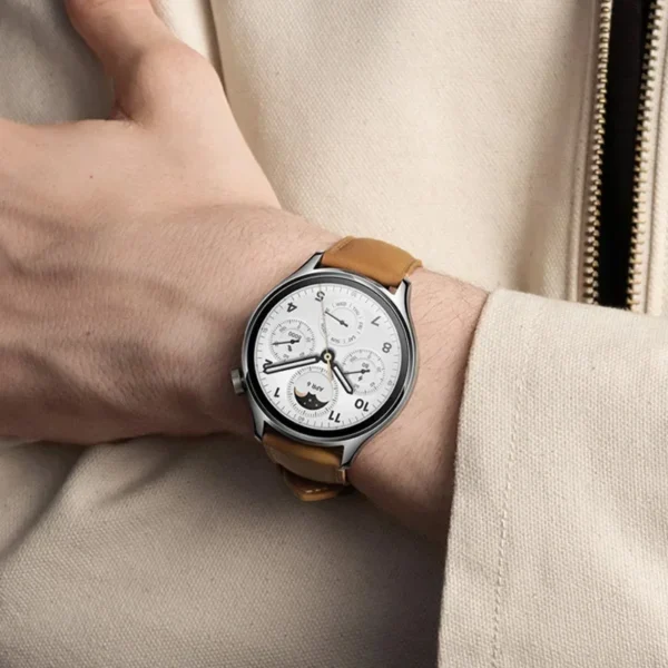 22MM Leather Strap for Xiaomi Watch S3/S2/S1 Pro/Active Soft Bracelet for Watch Color 2/1 Sport Series Band Accessories - Image 4