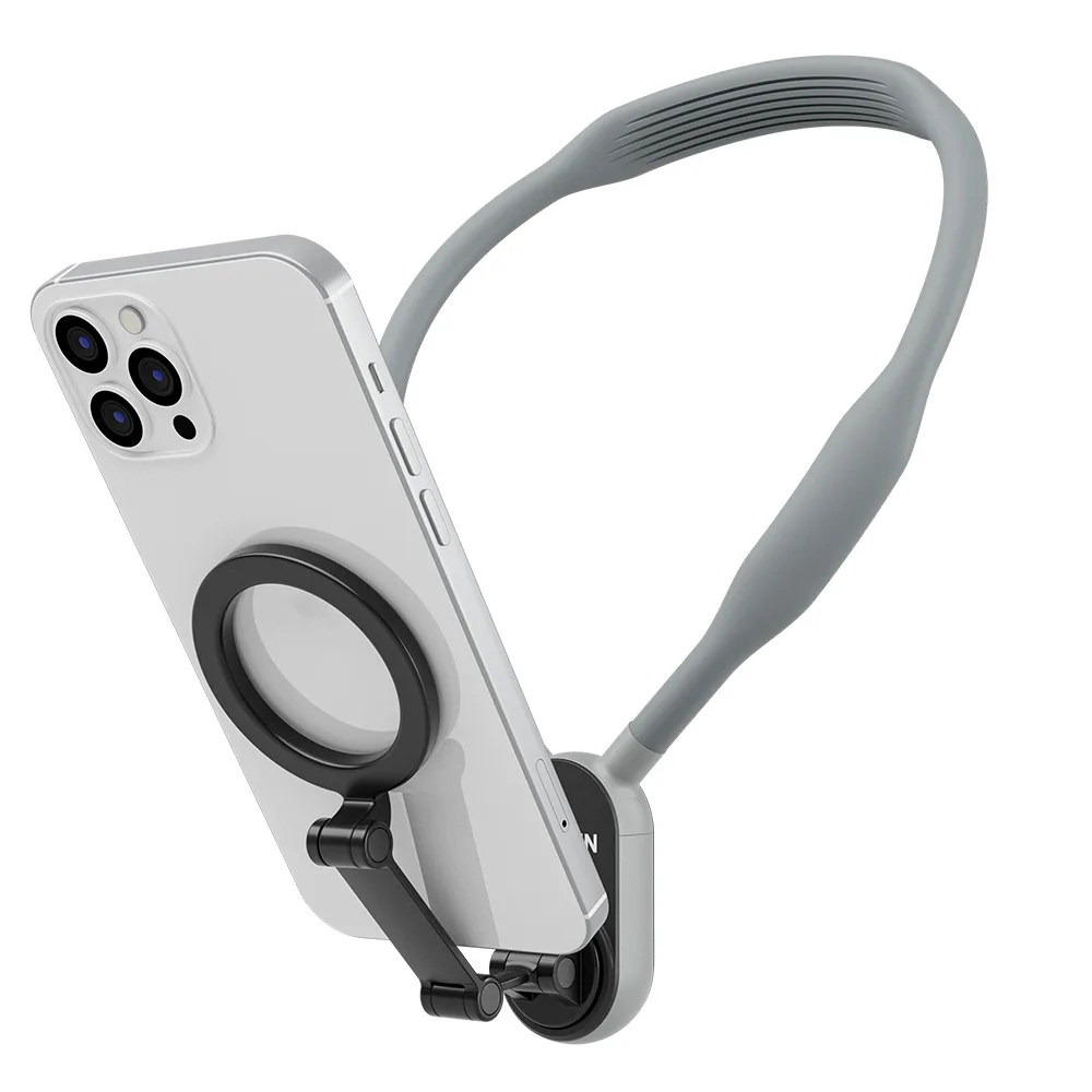 Magnetic Mobile Holder Neck Hanging Phone Stand Magsafe Neck Hanging Bracket Fishing Lure Apple Pro Portable Shooting Bracket