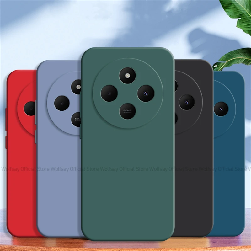 Xiaomi Redmi 14C Case Xiaomi Redmi 14C 4G Cover Funda Luxury TPU Shockproof Liquid Silicone Phone Cover For Xiaomi Redmi 14C