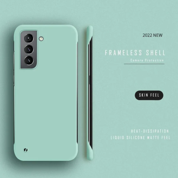 Thin Slim Hard PC Frameless Case For Samsung Galaxy S23 S20 S21 FE S22 Ultra S10 Plus NOTE 20 Ultra 9 10 Plus Matte Cover Funda - Image 3