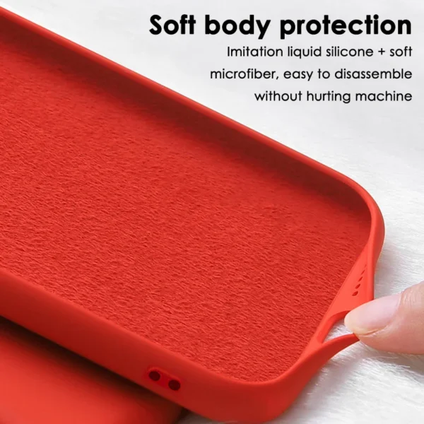 Liquid Silicone Protective Case For Xiaomi POCO F5 X5 X3 M3 M4 X4 Pro NFC F3 F4 GT Soft Phone Back Cover Protection Accessories - Image 6
