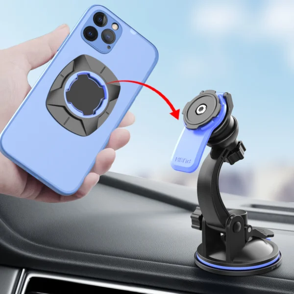 Car Phone Holder Mount Stand Sucker Suction Cup Air Vent Smartphone Mobile Cell Support in Car Bracket for iPhone Samsung Xiaomi - Image 2