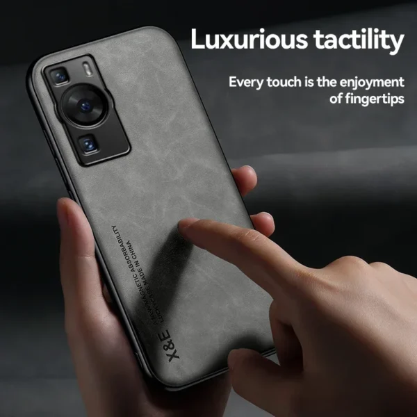 Retro Magnetic Suede Leather Case For Huawei P60 Pro P60Pro 5G Shockproof Matte Silicone Soft Case Cover - Image 5