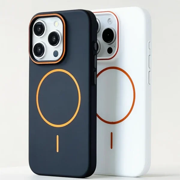 Ultrathin Hit Color MagSafe Case For iPhone 16 17 15 14 13 12 Pro Max Plus 17 Air Magnetic Wireless Charging Matte Hard PC Cover