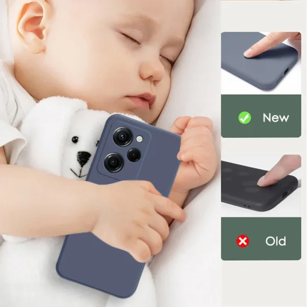Liquid Silicone Protective Case For Xiaomi POCO F5 X5 X3 M3 M4 X4 Pro NFC F3 F4 GT Soft Phone Back Cover Protection Accessories - Image 4