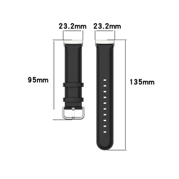 Genuine Leather Watch Strap For Fitbit Versa 2 3 Versa 4 Smart Watch Steel Buckle Band Bracelet For Fitbit Sense 2 /blaze Correa - Image 3