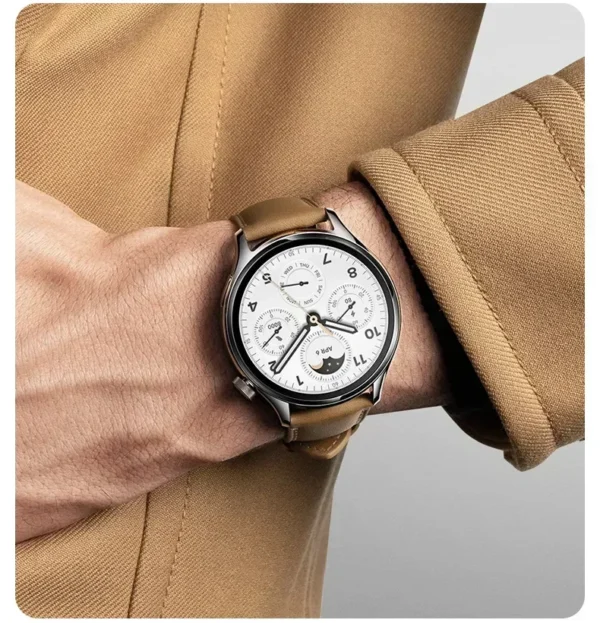 22MM Leather Strap for Xiaomi Watch S3/S2/S1 Pro/Active Soft Bracelet for Watch Color 2/1 Sport Series Band Accessories - Image 5