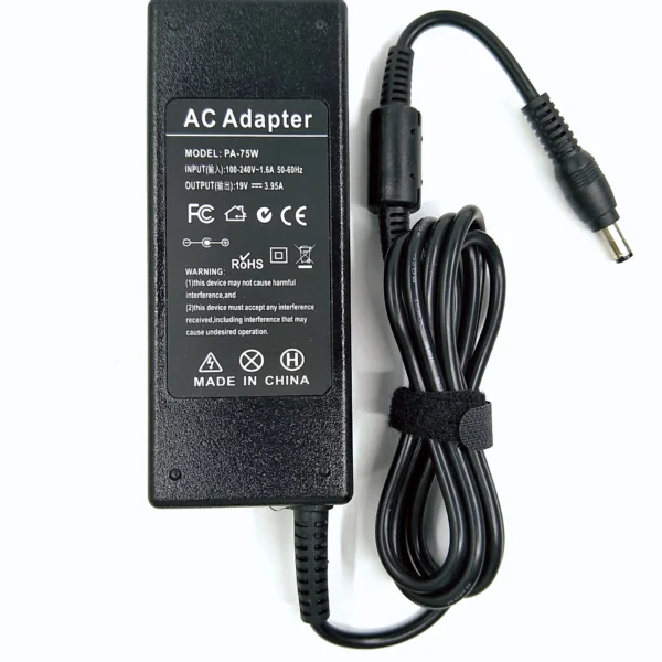 75W 19V 3.95A 5.5*2.5mm Laptop AC Adapter Charger for Toshiba Satellite PA-1750-04 PA-1750-01 PA-1750-24 PA-1750-09 PA3715U-1ACA - Image 2
