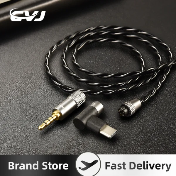 CVJ Hato Detachable Boom Microphone Earphone Cable for IEM Audio Pickup Gaming Esports Livestreaming With mic For TRN KZ - Image 6