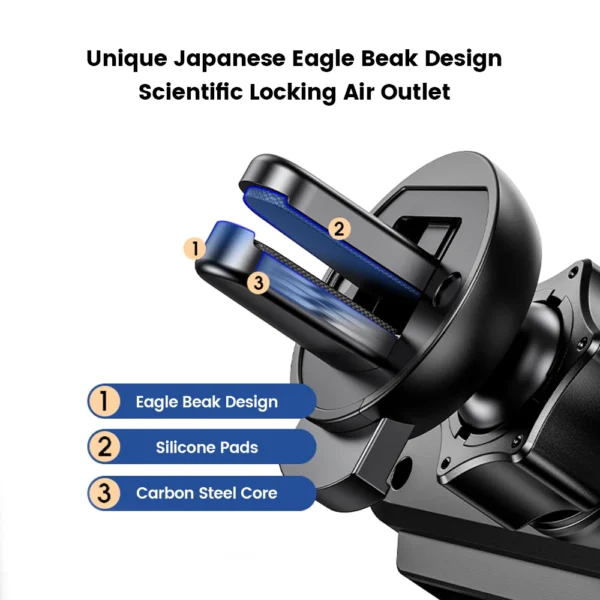 Gravity Car Phone Holder Air Vent Mount Cell Phone Holder in Car Mobile Support For iPhone 13 12 Xiaomi Universal GPS Stand - Image 4
