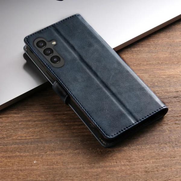 Flip Leather Case For Samsung Galaxy A55 A15 A35 A25 A17 A16 A56 A36 A14 A34 A54 A13 A23 A33 A53 A52 A72 A32 A12 5G Wallet Cover - Image 2