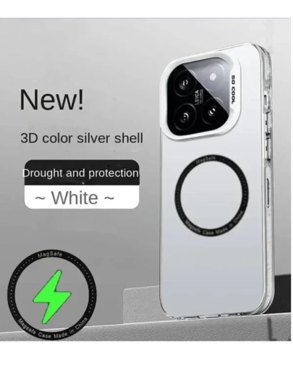 Luxury Magsafe Wireless Charging Matte Frosted Case For Xiaomi 14 13 13T 14T Pro Semi-Transparent Shockproof Protection Cover - Image 5