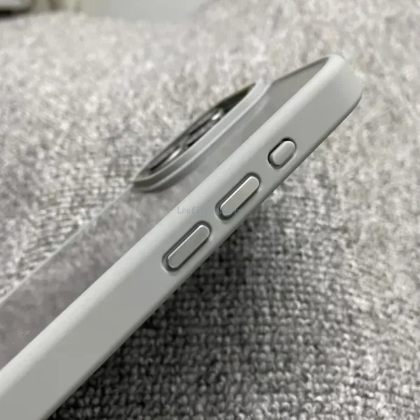 Fashion Metal Frame Case For iPhone 17 Air 16 15 14 13 12 11 Pro Max Plus Transparent Acrylic Soft Shockproof Bumper Cover - Image 4