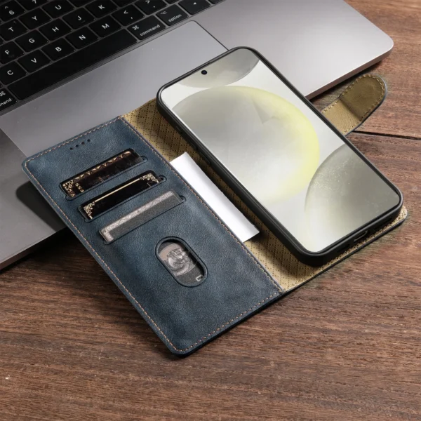Flip Leather Case For Samsung Galaxy A55 A15 A35 A25 A17 A16 A56 A36 A14 A34 A54 A13 A23 A33 A53 A52 A72 A32 A12 5G Wallet Cover - Image 6