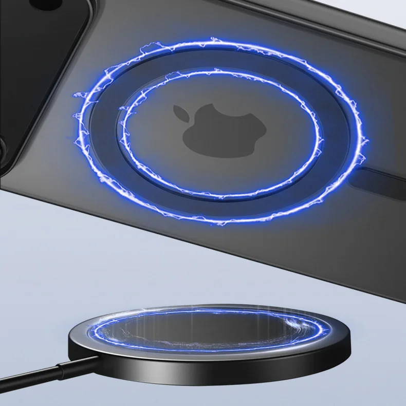 Luxury Matte Ultra Thin Clear For Magsafe Wireless Charge Case For iPhone 17 Air 16E 15 14 Plus 13 12 11 Pro Max Hard PC Cover - Image 3