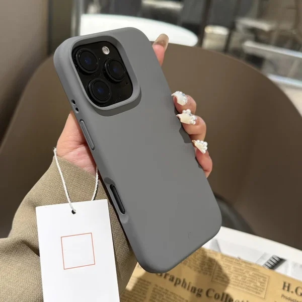 Matte Neon Color Liquid Silicone Cases For iPhone 16 15 14Pro 13 15 Pro Max Luxury Shockproof Soft Back Cover for iPhone 16 - Image 2