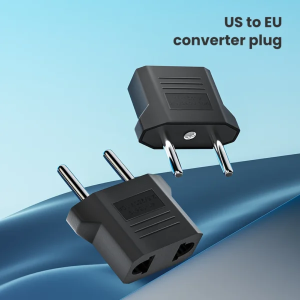 4.0/4.8mm EU Plug Adapter EU US Israel To Euro KR BR Brazil Plug Converter American Travel Power Adapter Plug Socket Korean plug - Image 2