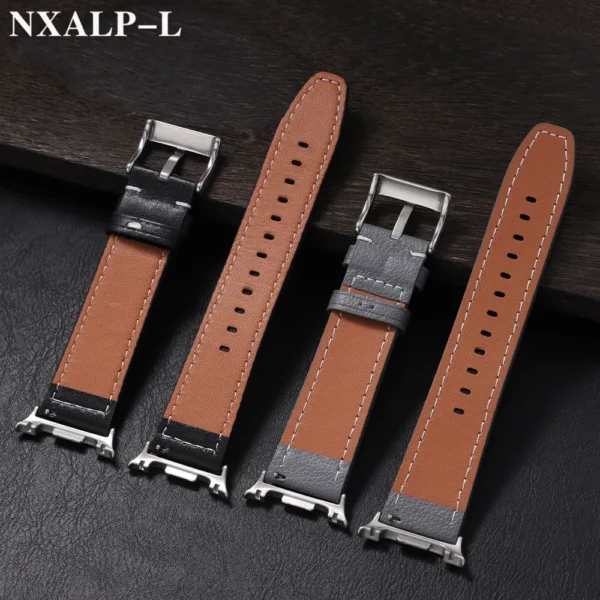 No Gaps Leather Strap for Samsung Galaxy Watch 8 Classic 46mm Replacement Band for Galaxy Watch 8 44mm 40mm Bracelet Accessorie - Image 6