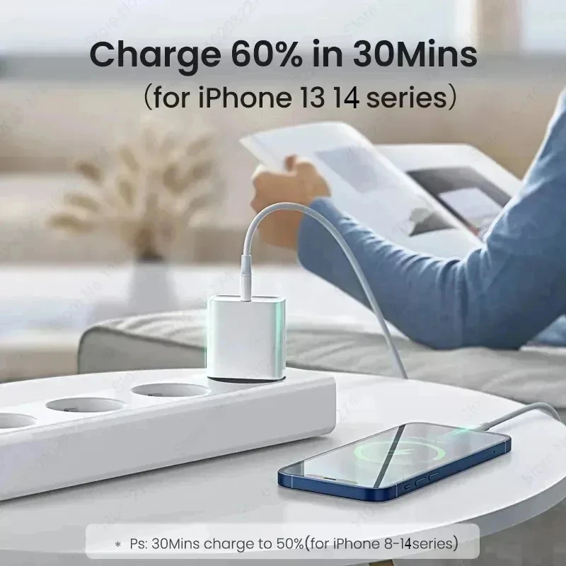 For Apple 30W Charger USB Type C Fast Charger For iPhone 13 15 17 14 12 11 16 Pro Max Plus PD Charger Charging Cable Accessories - Image 5