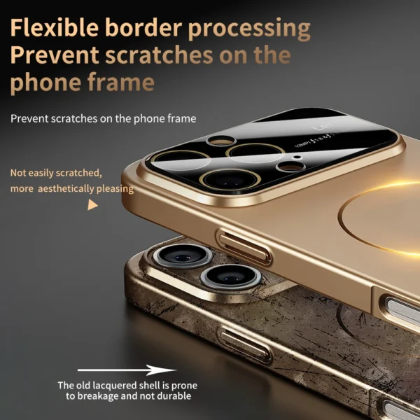 Luxury Camera Protection For Magsafe Phone Case for iPhone 17 Air 16 14 15 13 12 11 Pro Max Magnetic Shockproof Hard Thin Cover - Image 5