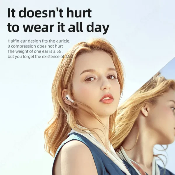 Lenovo LP40 TWS Bluetooth 5.0 Wireless Earbuds | Ergonomic In-Ear Design, Easy Touch Controls, High-Quality Sound - Image 3