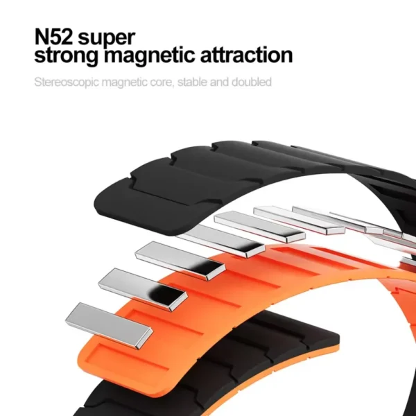 Magnetic Silicone Strap for Huawei Watch Fit 4/fit 3 Smartwatch Breathable Bracelet Band for Huawei Watch Fit 4 Pro Replaceable - Image 4